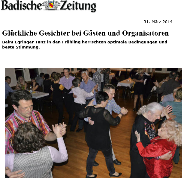 Badische Zeitung 2014